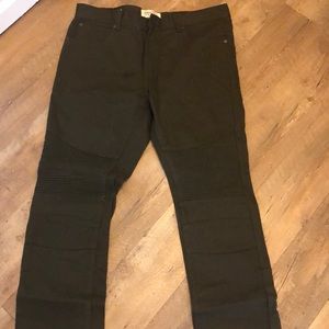 Tailored biker jeans